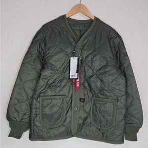 Alpha Industries ALS 92 Liner Heritage Jacket Olive Size M Mens NEW